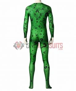OneHeroSuits Batman Forever Riddler Cosplay Costume Jim Carrey Edition 3D Printed Jumpsuits