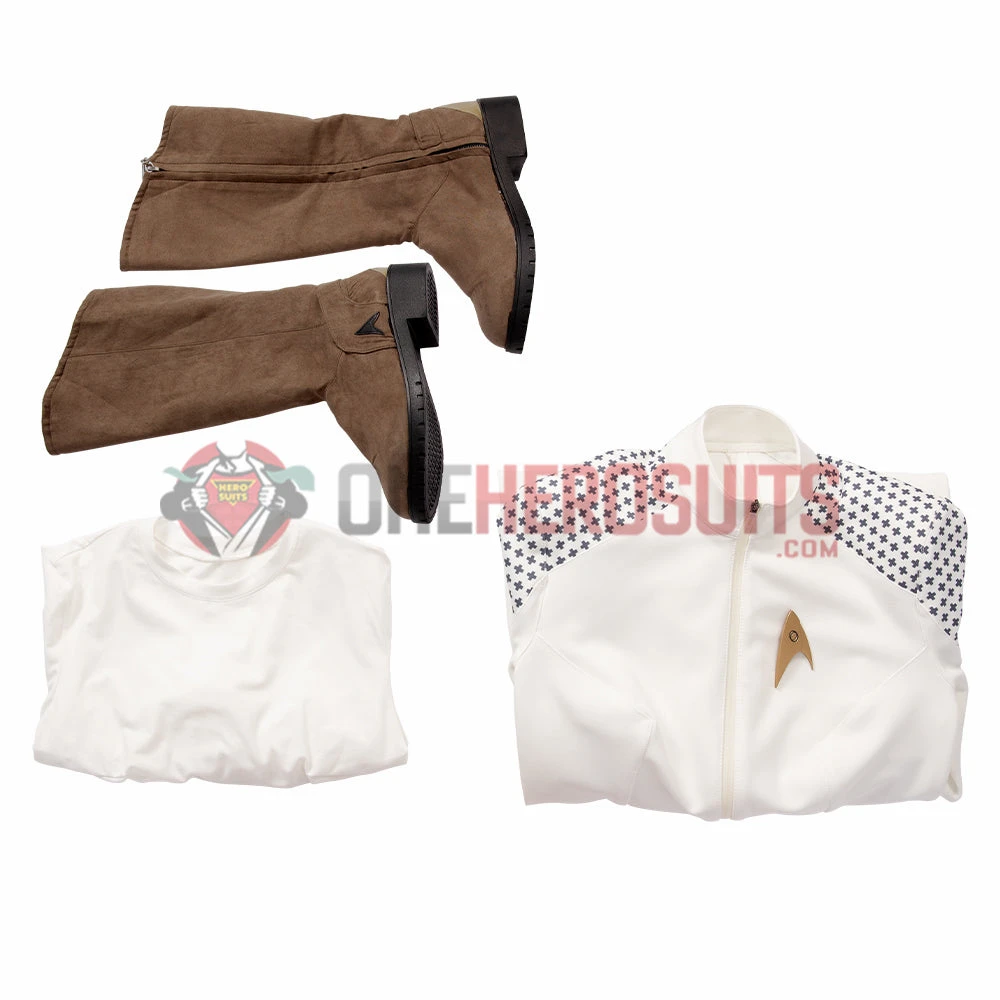 OneHeroSuits Star Trek Cosplay Costumes Nurse Chapel White Top Level Suits 4 OneHeroSuits Star Trek Cosplay Costumes Nurse Chapel White Top Level Suits
