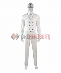 OneHeroSuits Mr Knight Cosplay Costumes Moon Knight Top Level White Suits