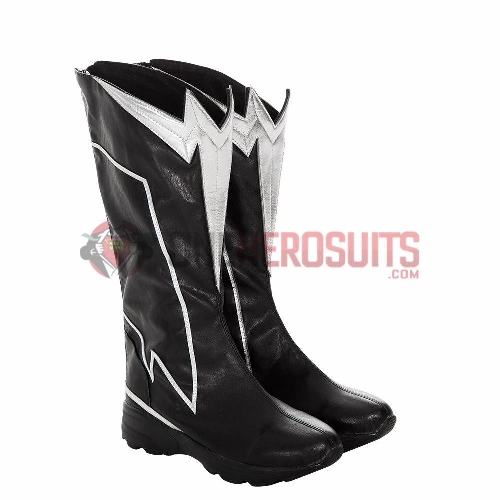 OneHeroSuits Costumes Meena Dhawan Cosplay Boots Black Flash Top Level Shoes 5 OneHeroSuits Costumes Meena Dhawan Cosplay Boots Black Flash Top Level Shoes