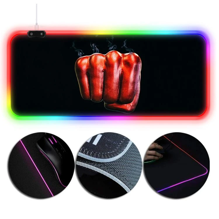 OneHeroSuits Anime Printing RGB Mouse Pad One-Punch Man Saitama Painting 5 OneHeroSuits Anime Printing RGB Mouse Pad One-Punch Man Saitama Painting