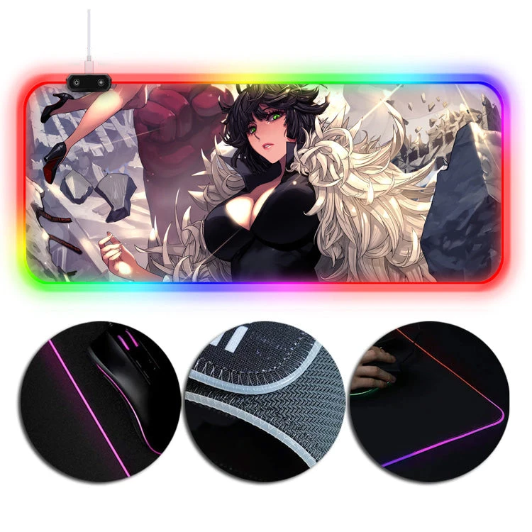 OneHeroSuits One-Punch Man Fubuki Anime Printing RGB Gaming Mouse PAD Extra Large 3 OneHeroSuits One-Punch Man Fubuki Anime Printing RGB Gaming Mouse PAD Extra Large