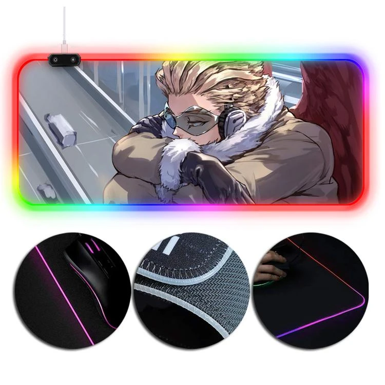 OneHeroSuits My Hero Academia Hawk Keigo Takami Printing RGB LED Gaming Extended Mouse Pad 5 OneHeroSuits My Hero Academia Hawk Keigo Takami Printing RGB LED Gaming Extended Mouse Pad