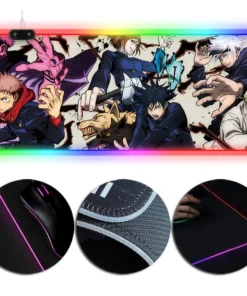 OneHeroSuits Jujutsu Kaisen Printed LED Mouse Pad Large Extended Ver 3